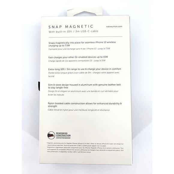 Native Union Snap Magnetic Wireless Charger – Dark Gray - Picture 2 of 3